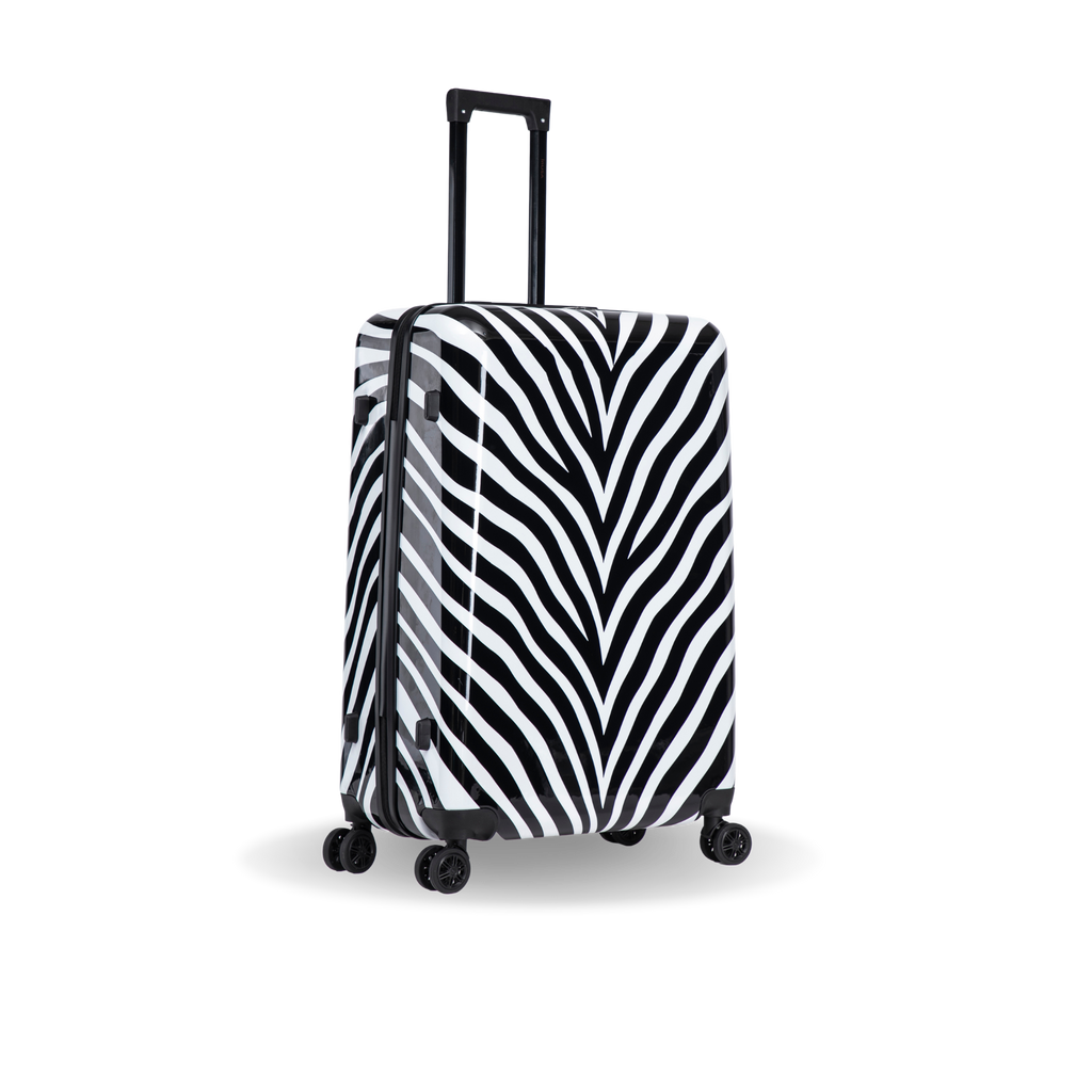 InUSA Prints 28-Inch Hardside Checked Suitcase