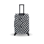 InUSA Prints 28-Inch Hardside Checked Suitcase