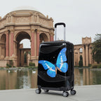 InUSA Prints 24" Hardside Spinner Checked Suitcase