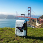 InUSA Prints 24" Hardside Spinner Checked Suitcase