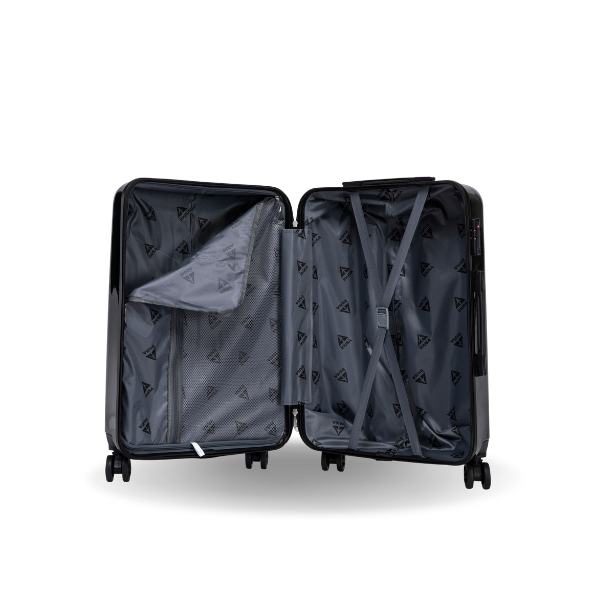 InUSA Prints 24" Hardside Spinner Checked Suitcase