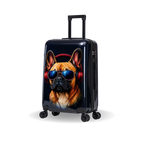 InUSA Prints 24" Hardside Spinner Checked Suitcase