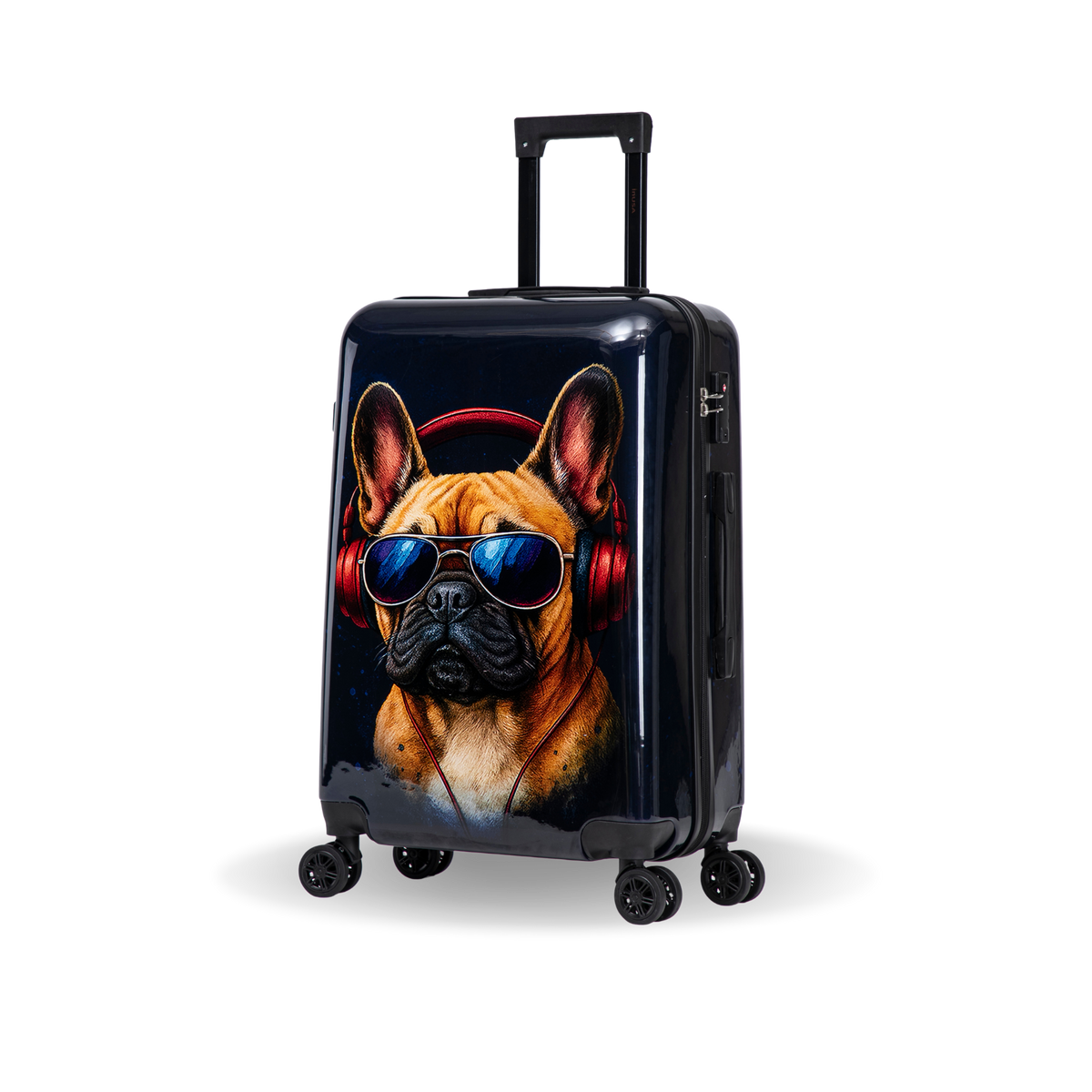 InUSA Prints 24" Hardside Spinner Checked Suitcase