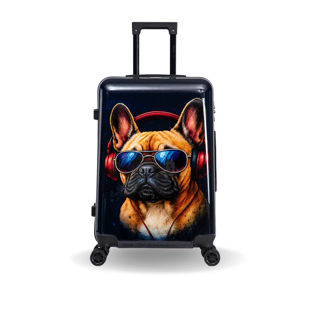 InUSA Prints 24" Hardside Spinner Checked Suitcase