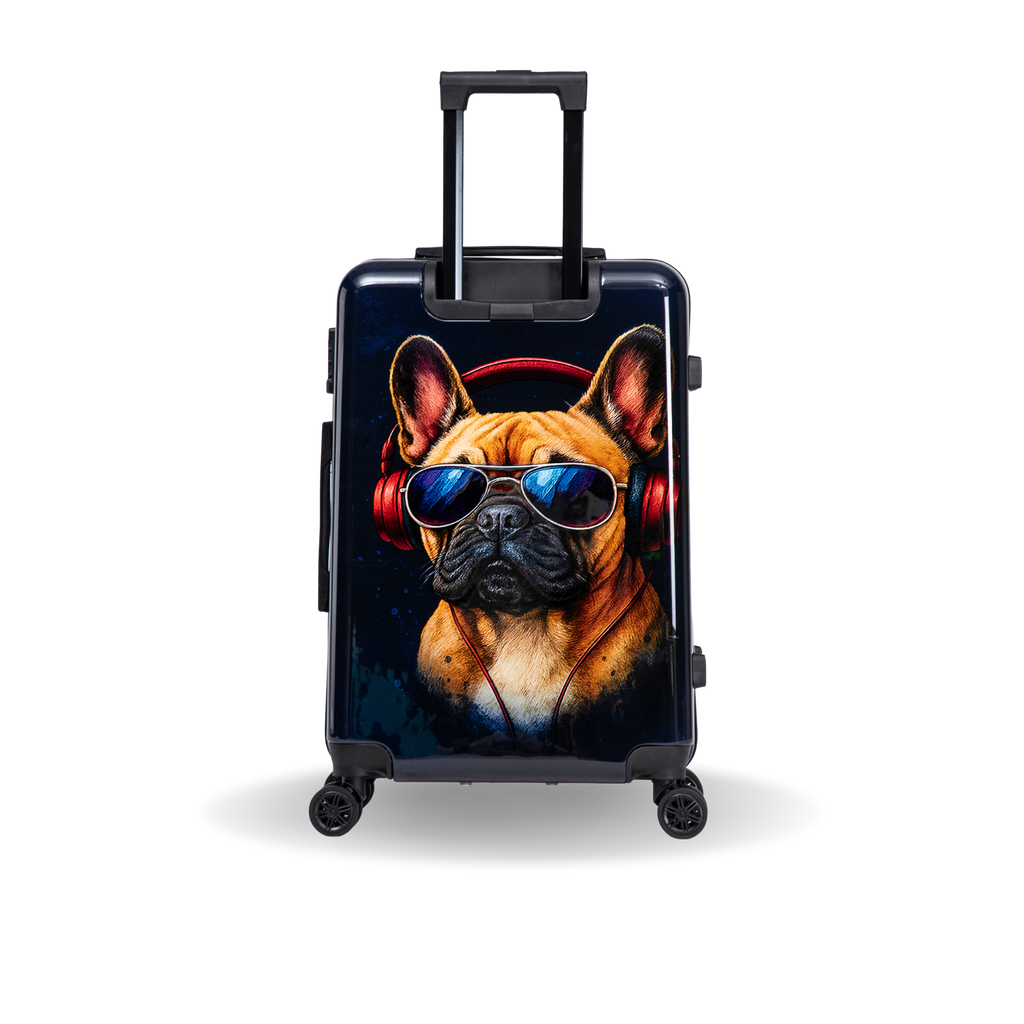 InUSA Prints 24" Hardside Spinner Checked Suitcase