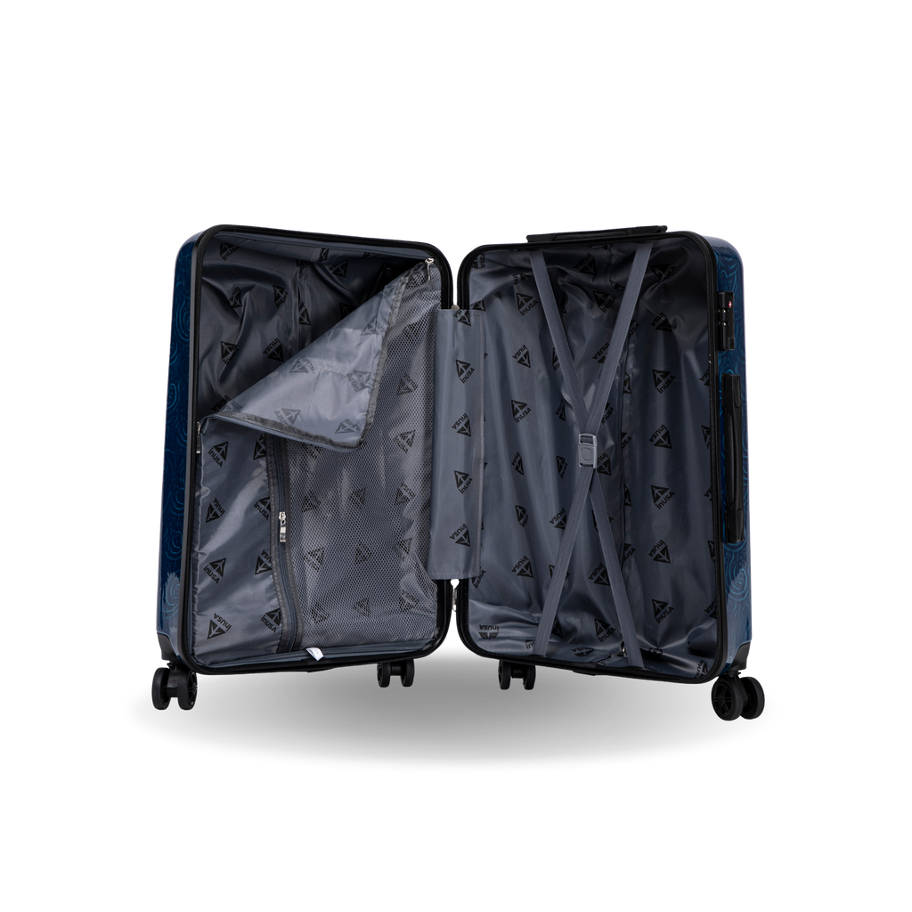 InUSA Prints 24" Hardside Spinner Checked Suitcase