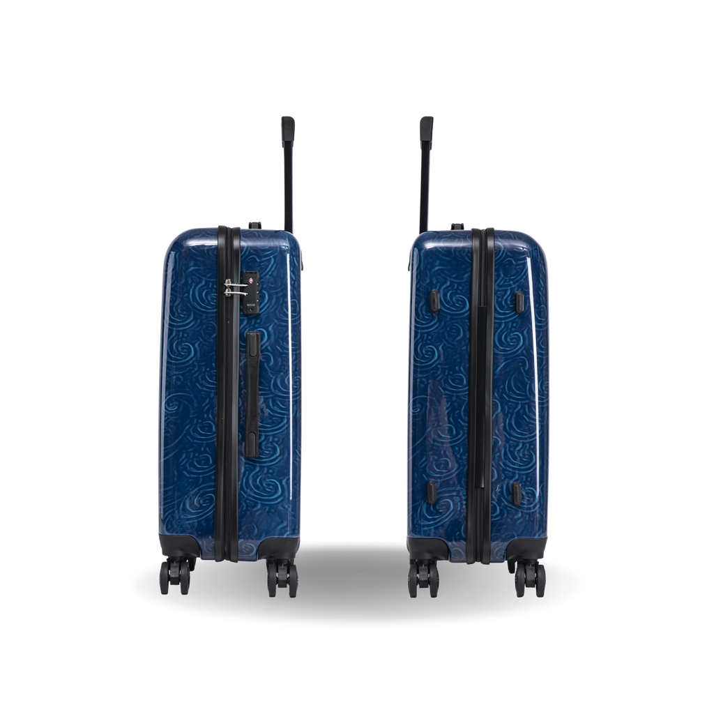 InUSA Prints 24" Hardside Spinner Checked Suitcase
