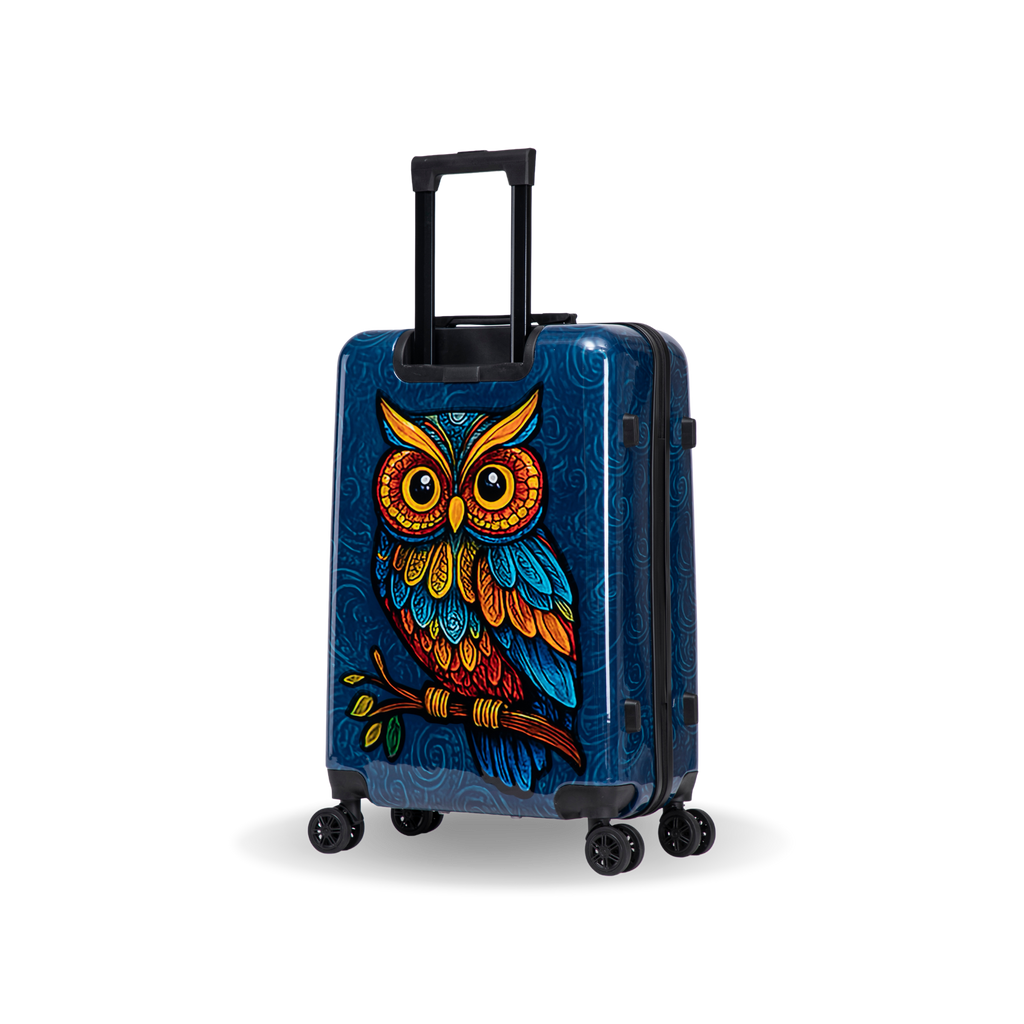 InUSA Prints 24" Hardside Spinner Checked Suitcase