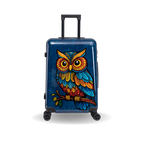 InUSA Prints 24" Hardside Spinner Checked Suitcase