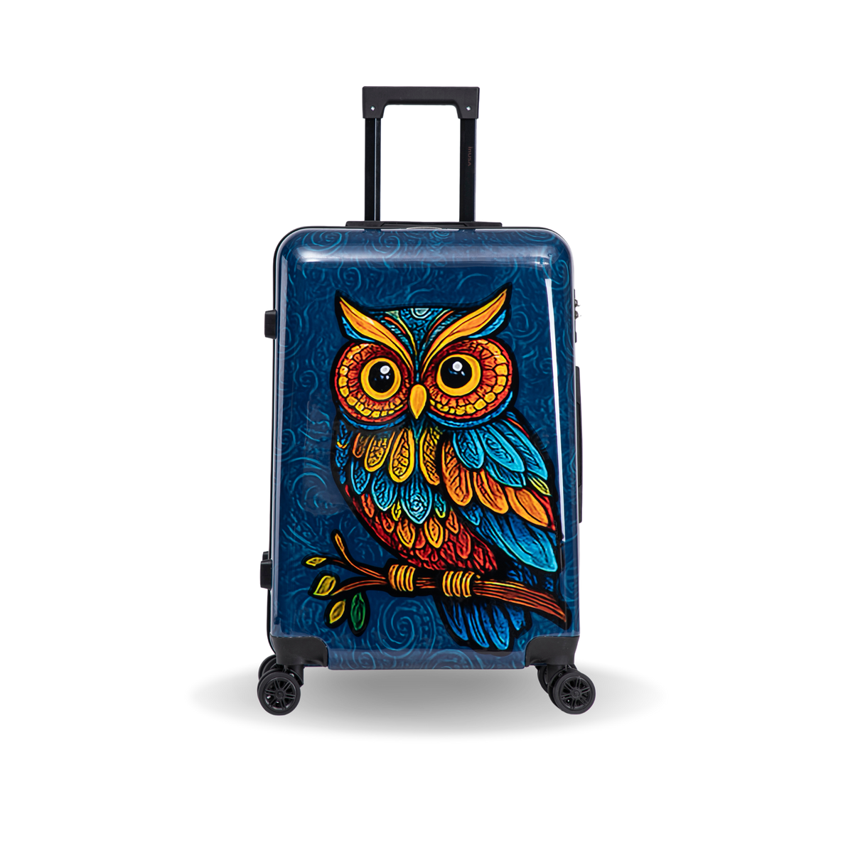 InUSA Prints 24" Hardside Spinner Checked Suitcase