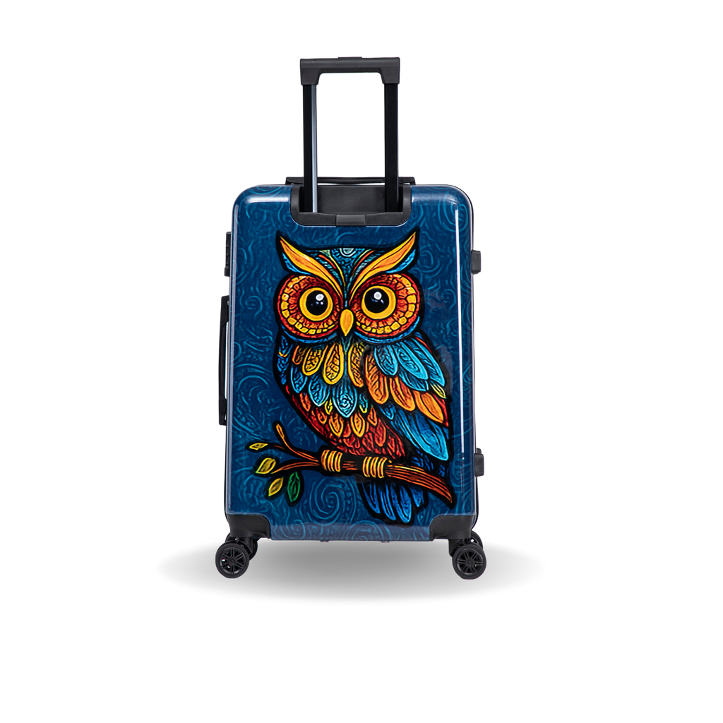 InUSA Prints 24" Hardside Spinner Checked Suitcase