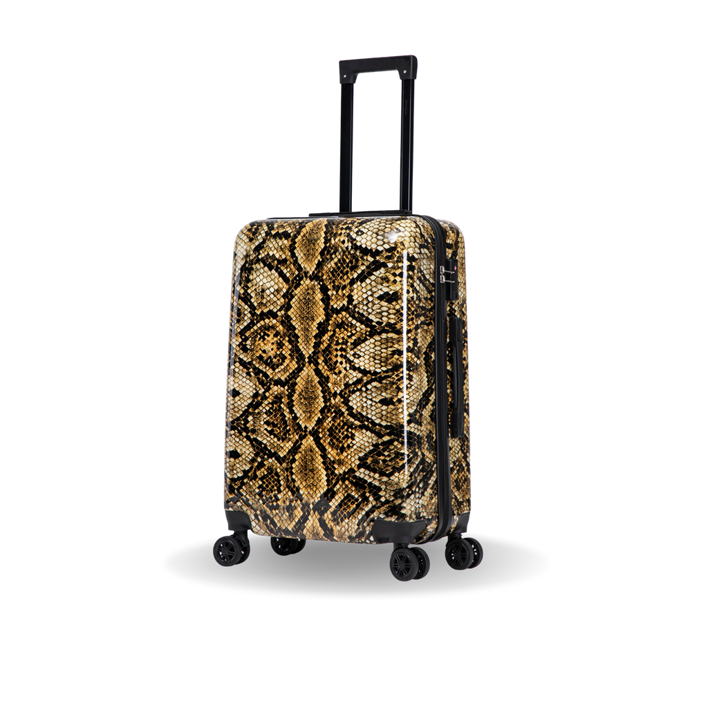 InUSA Prints 24" Hardside Spinner Checked Suitcase