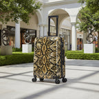 InUSA Prints 24" Hardside Spinner Checked Suitcase