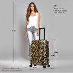 InUSA Prints 24" Hardside Spinner Checked Suitcase