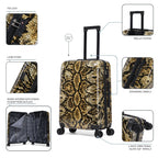 InUSA Prints 24" Hardside Spinner Checked Suitcase