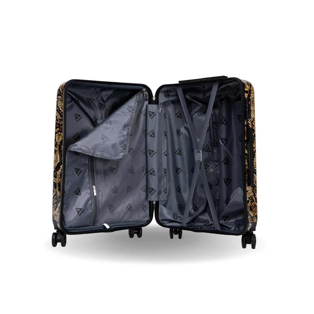 InUSA Prints 24" Hardside Spinner Checked Suitcase