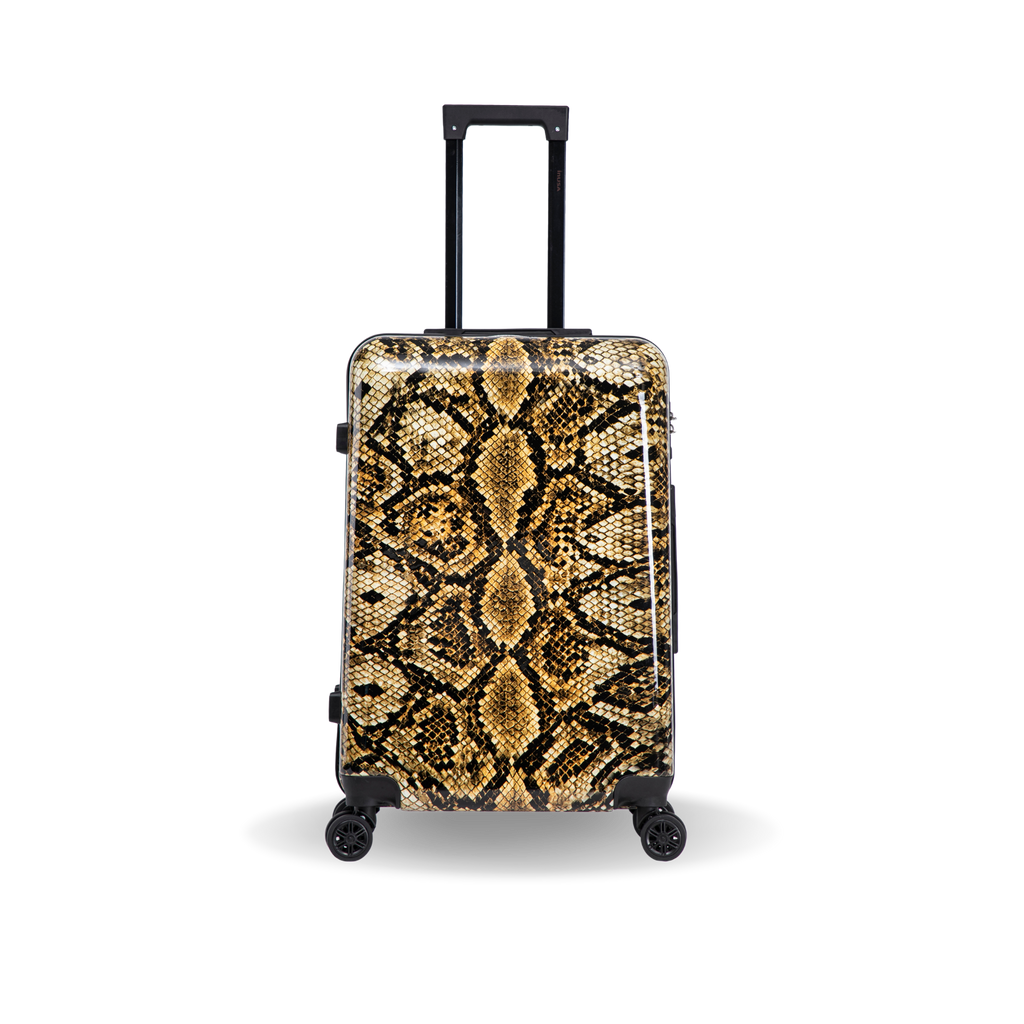InUSA Prints 24" Hardside Spinner Checked Suitcase