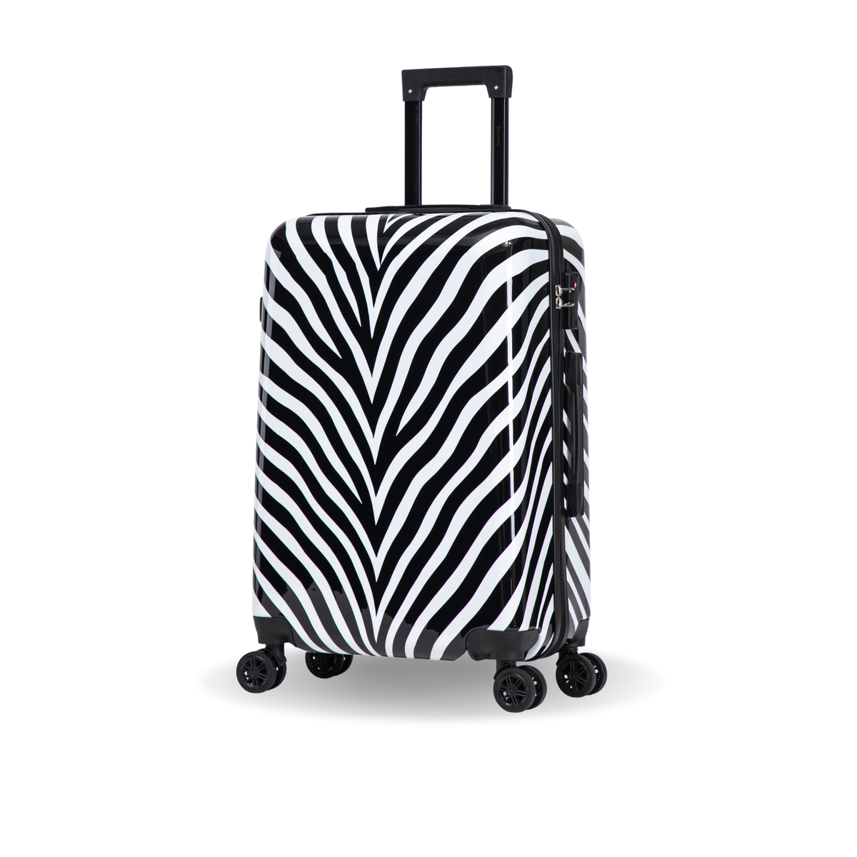 InUSA Prints 24" Hardside Spinner Checked Suitcase