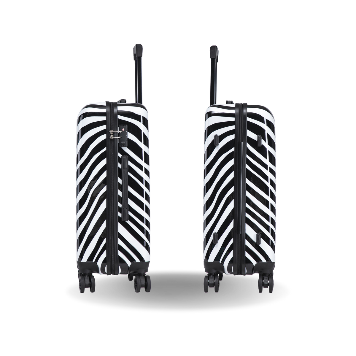 InUSA Prints 24" Hardside Spinner Checked Suitcase