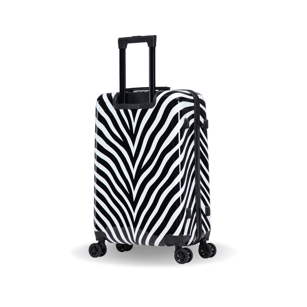 InUSA Prints 24" Hardside Spinner Checked Suitcase