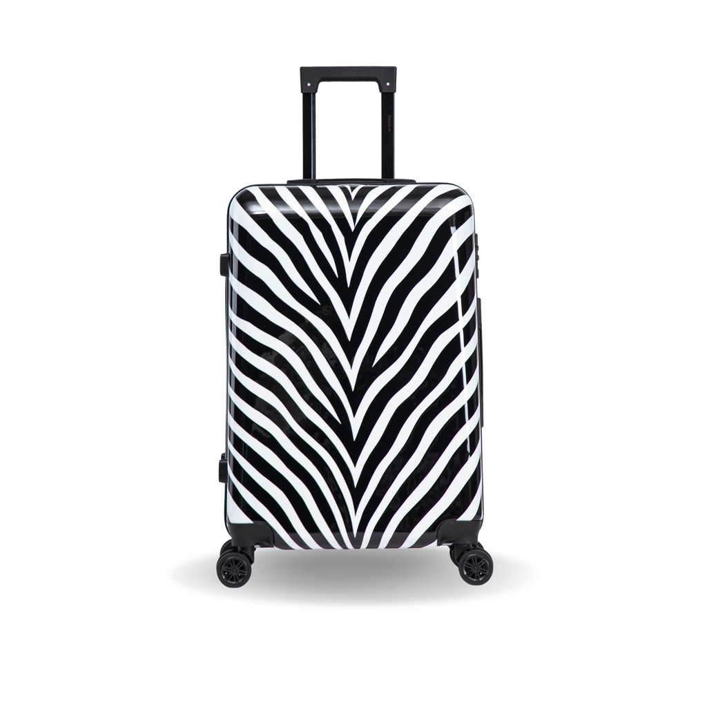 InUSA Prints 24" Hardside Spinner Checked Suitcase