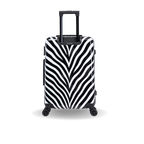 InUSA Prints 24" Hardside Spinner Checked Suitcase