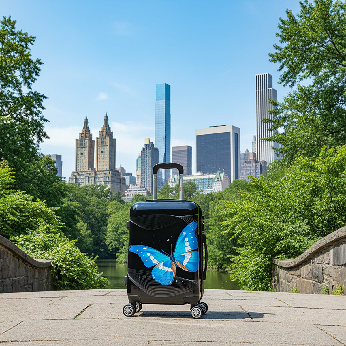 InUSA Prints Carry-On Hardside Spinner Luggage