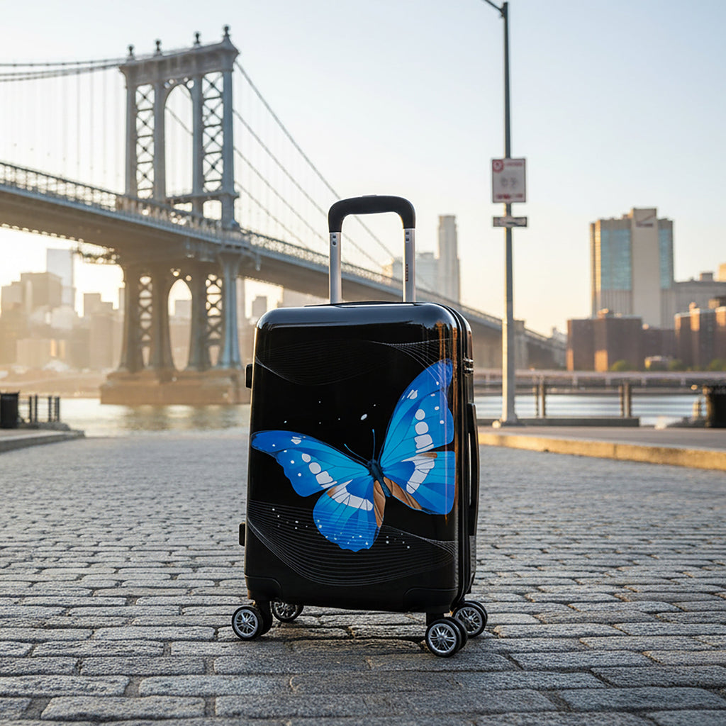 InUSA Prints Carry-On Hardside Spinner Luggage