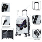 InUSA Prints Carry-On Hardside Spinner Luggage