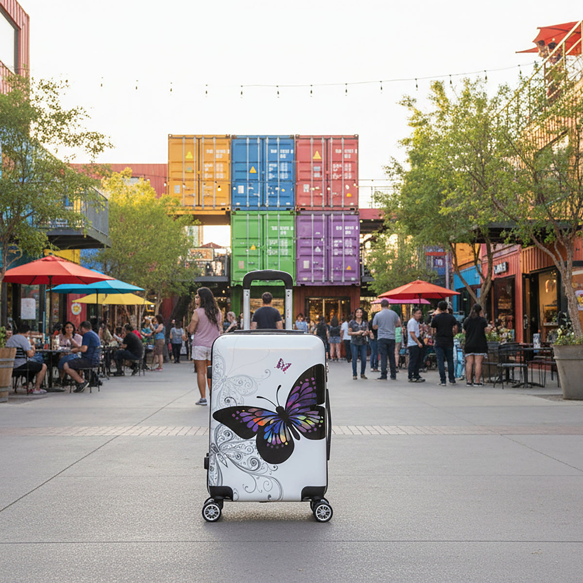 InUSA Prints Carry-On Hardside Spinner Luggage