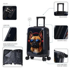 InUSA Prints Carry-On Hardside Spinner Luggage