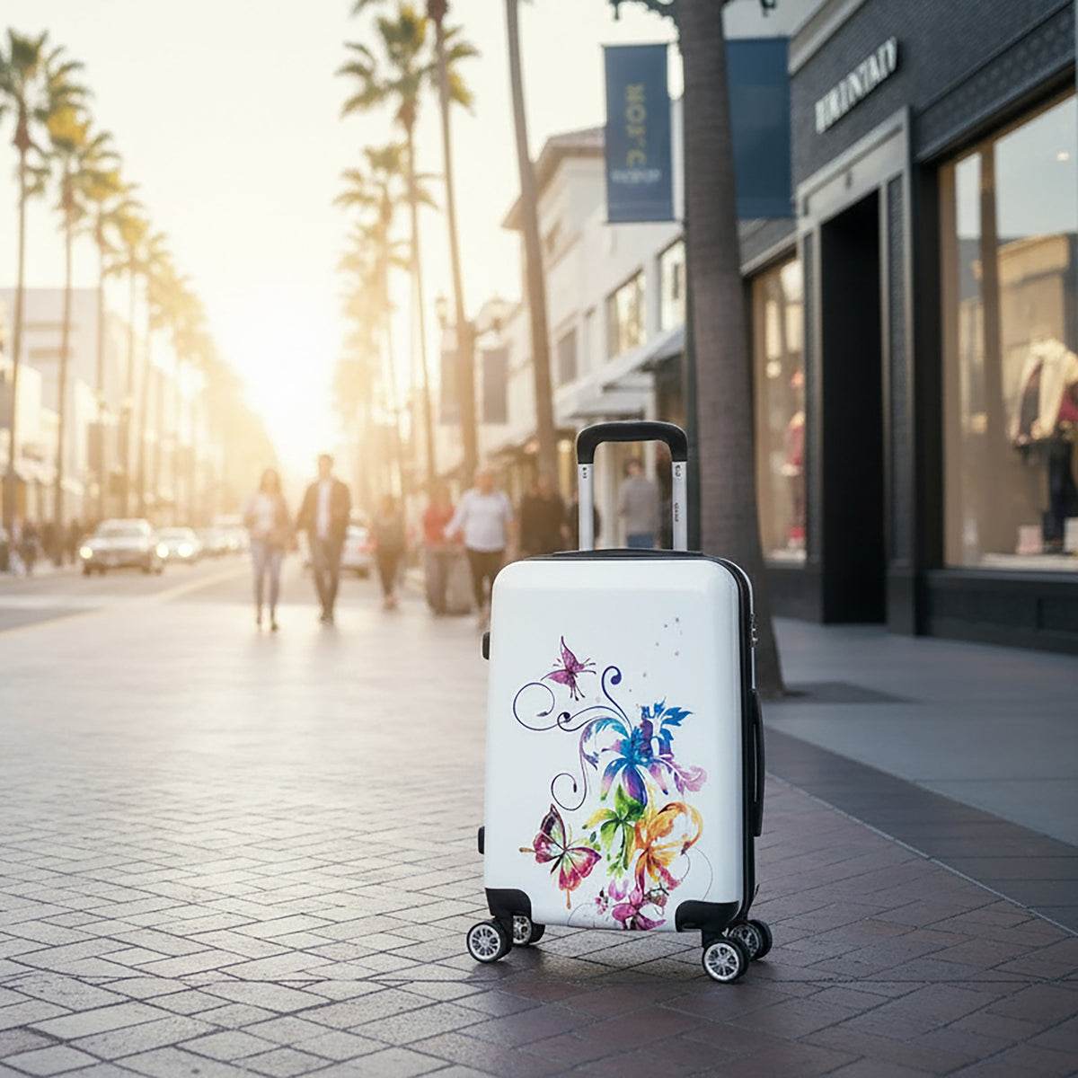 InUSA Prints Carry-On Hardside Spinner Luggage