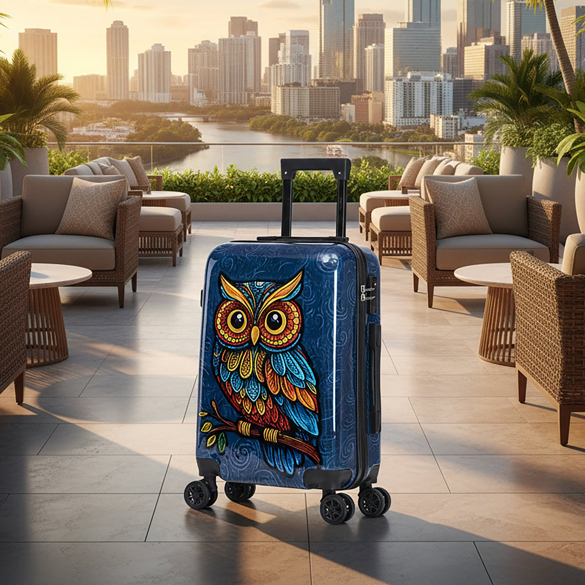 InUSA Prints Carry-On Hardside Spinner Luggage