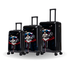 InUSA Prints 3-Piece Hardside Spinner Luggage Set