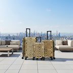 InUSA Prints 3-Piece Hardside Spinner Luggage Set