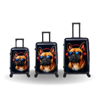 InUSA Prints 3-Piece Hardside Spinner Luggage Set