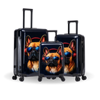 InUSA Prints 3-Piece Hardside Spinner Luggage Set