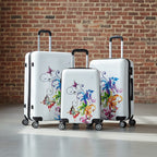 InUSA Prints 3-Piece Hardside Spinner Luggage Set