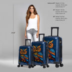 InUSA Prints 3-Piece Hardside Spinner Luggage Set