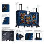 InUSA Prints 3-Piece Hardside Spinner Luggage Set