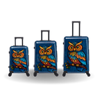InUSA Prints 3-Piece Hardside Spinner Luggage Set
