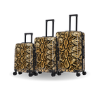 InUSA Prints 3-Piece Hardside Spinner Luggage Set