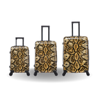 InUSA Prints 3-Piece Hardside Spinner Luggage Set