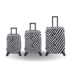 InUSA Prints 3-Piece Hardside Spinner Luggage Set
