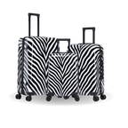 InUSA Prints 3-Piece Hardside Spinner Luggage Set