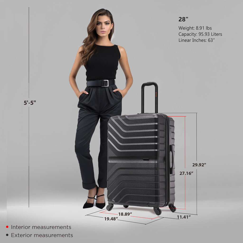 InUSA Aurum 28-Inch Hardside Spinner Luggage