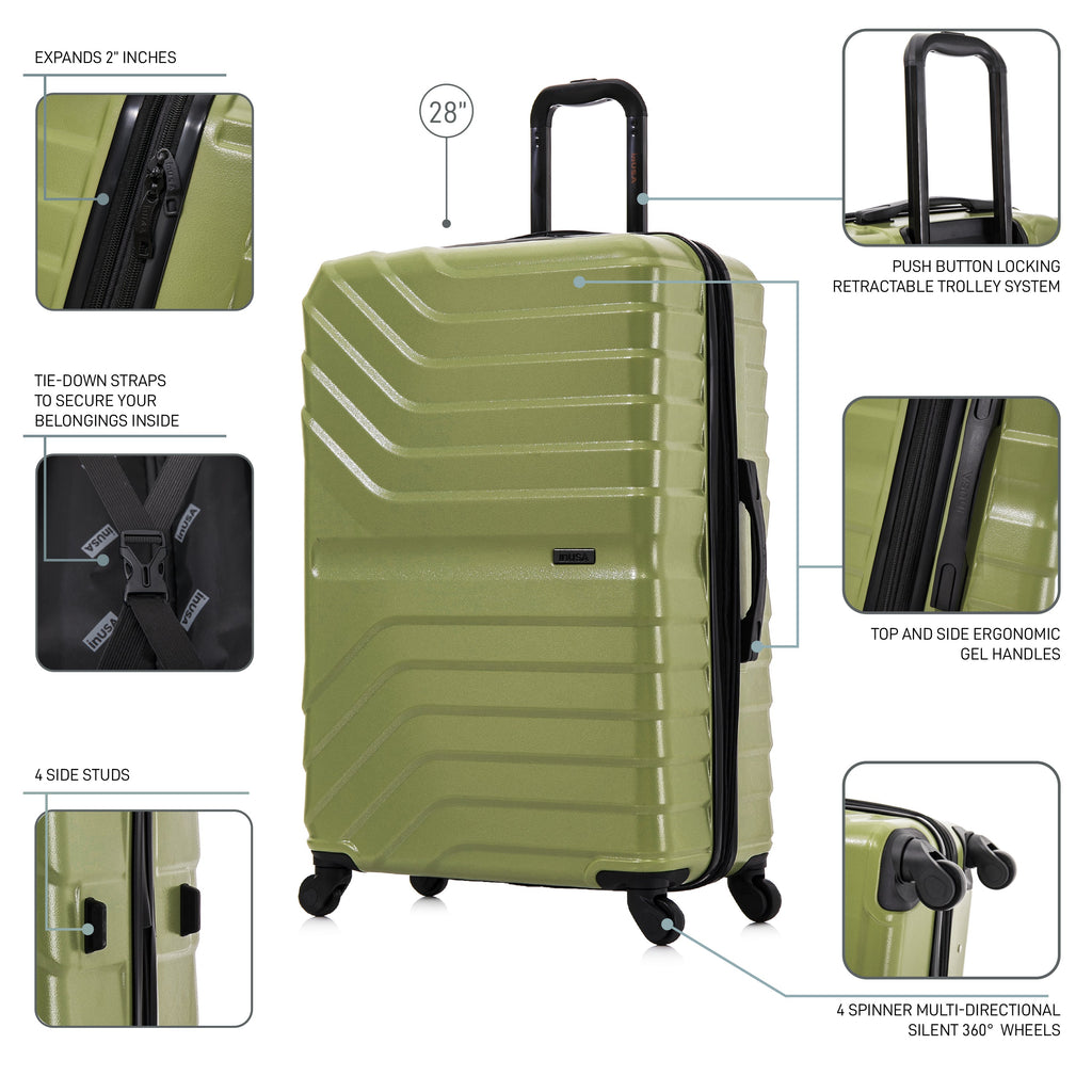 InUSA Aurum 28-Inch Hardside Spinner Luggage