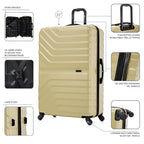 InUSA Aurum 32" Hardside Spinner Checked Suitcase