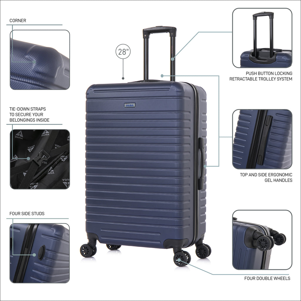 InUSA Deep 28" Hardside Spinner Suitcase