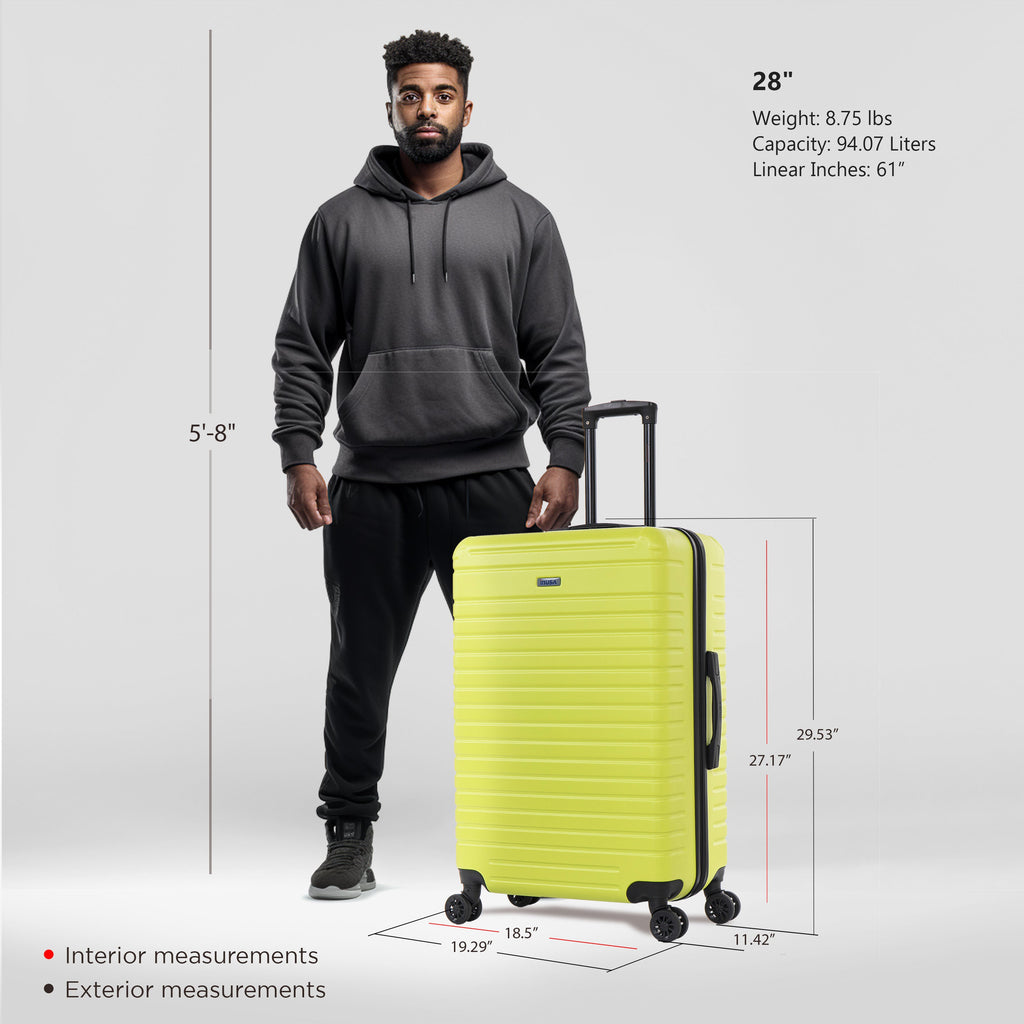 InUSA Deep 28" Hardside Spinner Suitcase